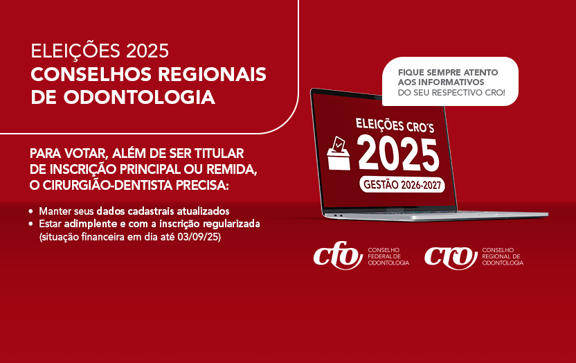 Eleições CROs 2025: entenda as regras para votação no dia 3 de outubro